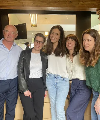 André Le Galles, Florence Clément, Carole Tolila, Jessica Venancio et Nina Chardin